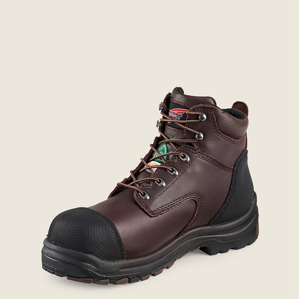 Safety Støvler Herre - Red Wing King Toe® - 6-Inch Waterproof Csa Toe - Sort/Brune - FKIWEP-406